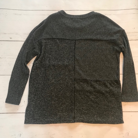 Coco + Jamieson Gray long sleeve ribbed top - Picture 4 of 6